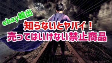 Ebay輸出 知らないとヤバイ 売ってはいけない禁止商品を徹底解説 Ebay輸出カメイブログ